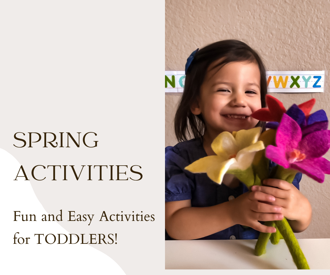 7 Fun and Easy Spring Activities For Toddlers | Flower Theme