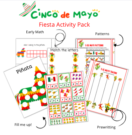 Cinco de Mayo Fiesta Activity Pack