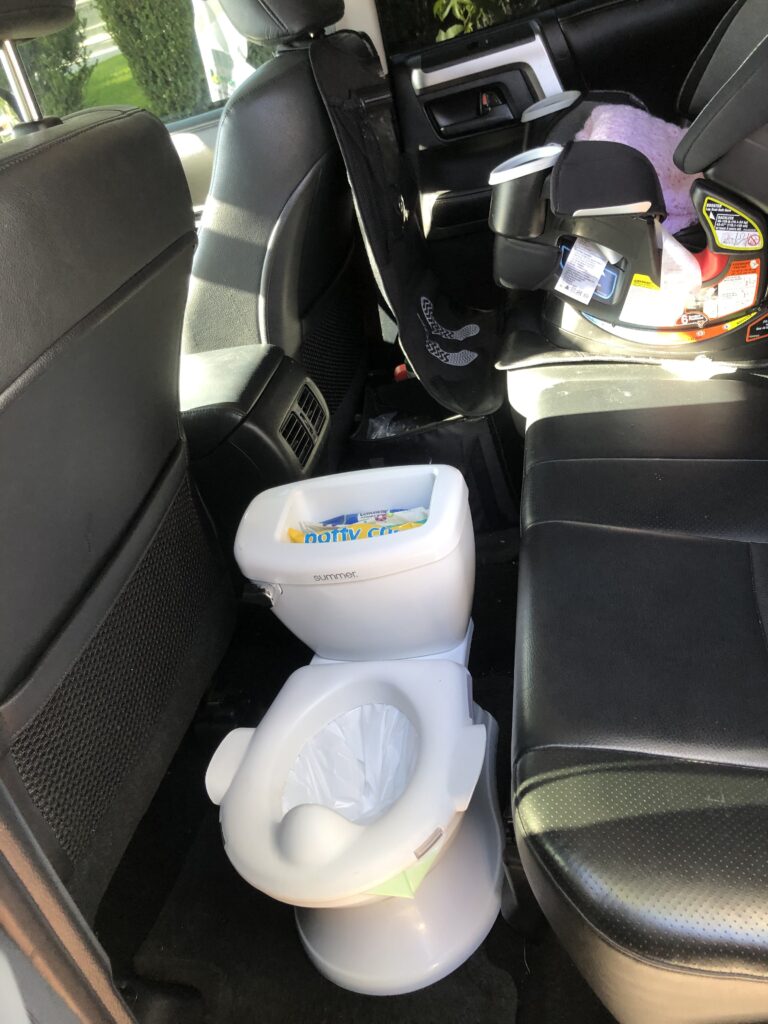 car essentials for potty training